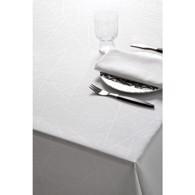 Compliments Damask dug - Sticks 160 x 220 cm Hvid